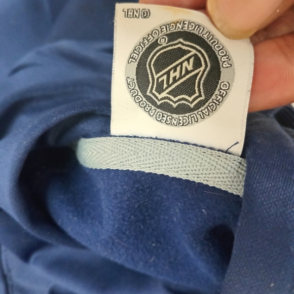 Mens NHL Toronto Maple Leafs Hooded Sweatshirt L - Picture 4 of 4